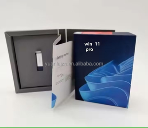 Win 11 Pro 64 Bit USB Oem Professional Key License Box Win 11 Versión completa Win11Pro Fpp Licencia compatible con Mac y Linux