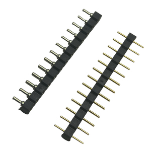 Machine <strong>Pin</strong> <strong>Header</strong> Straight Type <strong>Pin</strong> <strong>Header</strong> Socket Connector Low MOQ Factory Supplies 2.54mm Round <strong>Pin</strong> <strong>Header</strong> for PCB Board - Product Image 1