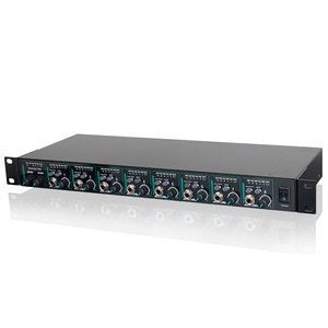 Amplificador de auriculares de estudio de grabación de escenario profesional de 8 canales, interruptor Mono/estéreo transfronterizo, divisor y convertidor de Audio