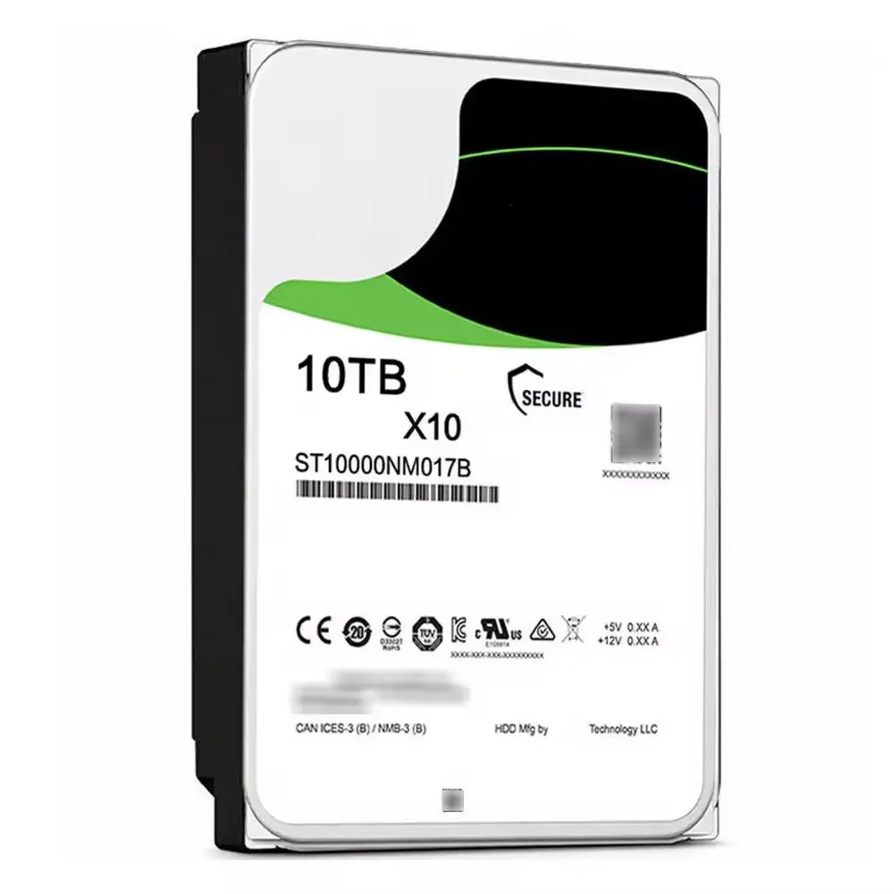 Хорошая цена St10000nm001g оригинальный 10 ТБ Hdd X16 7200 об/мин 512e Sata 6 Гбит/с Кэш 3,5-дюймовый корпоративный Hdd для сервера Новый 10 ТБ HDD
