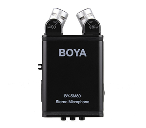 Iletişim için gerçek zamanlı BY-SM80 ve PassFilter ile BOYA İle ses monitörü kablolu mikrofon taşınabilir Stereo kamera kulaklık - Product Image 1