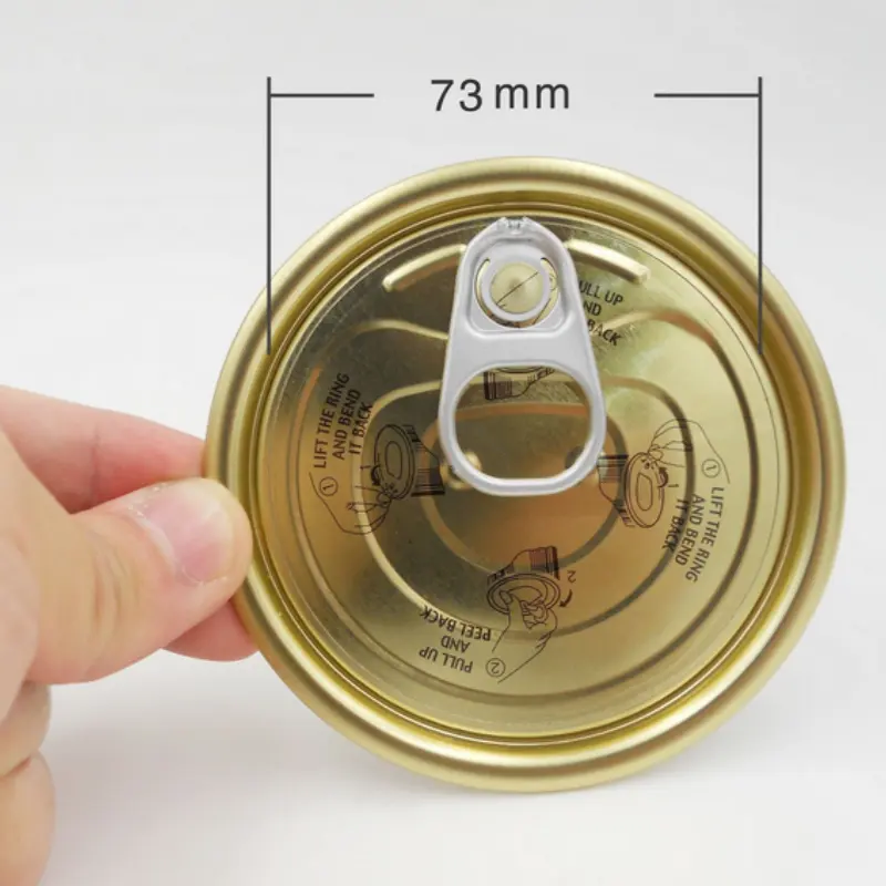 Coperchi di alta qualità 300 #73mm coperchio completamente aperto per lattina di birra coperchio per lattina di soda