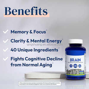 OEM Brain Supplement Verbessern Sie das Gedächtnis und konzentrieren Sie die Gehirn kapseln - Product Image 2