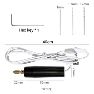 <span class=keywords><strong>Mini</strong></span> khoan bút DIY Điện Tay khoan với 4 nhỏ Khoan Bits Micro Set đối với trang sức làm đá nhựa Nhựa móc khóa - Product Image 5