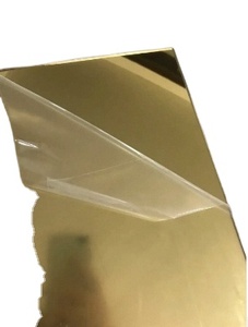 Tấm gương acrylic màu vàng/bạc treo tường tùy chỉnh dịch vụ cắt thân thiện với môi trường tùy chỉnh kích thước và độ dày - Product Image 2