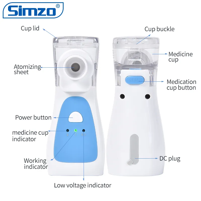 Nébuliseur Portable pour bébé, machine de pulvérisation de maille ultrasonique