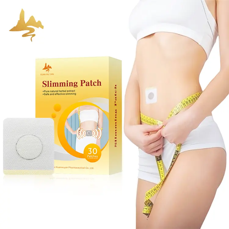 CE ISO genehmigt Frauen Schönheit Körper Gewichts verlust Fett verbrennung Original Herbal Belly Slim Patch