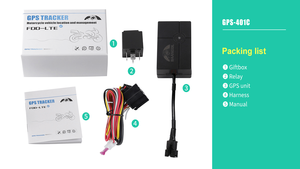 Mini SPY Equipment 4G E-BIKE Location View Auto Track Continuously Tracking Devices GPS 401A with <strong>Sensor</strong> <strong>Detect</strong> Shock - Product Image 3