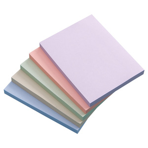 Bloc de notas con impresión personalizada, Bloc de notas de muchos tamaños, Logo personalizado, notas adhesivas de colores Morandi - Product Image 1