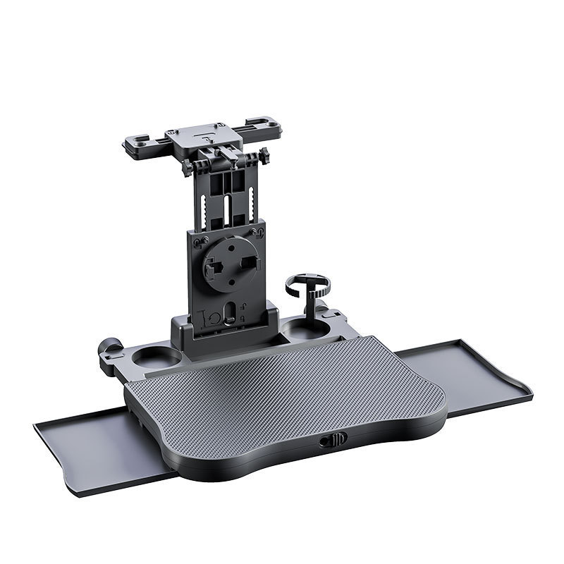 Plateau de table A08S de style tiroir avec tapis antidérapant noir
