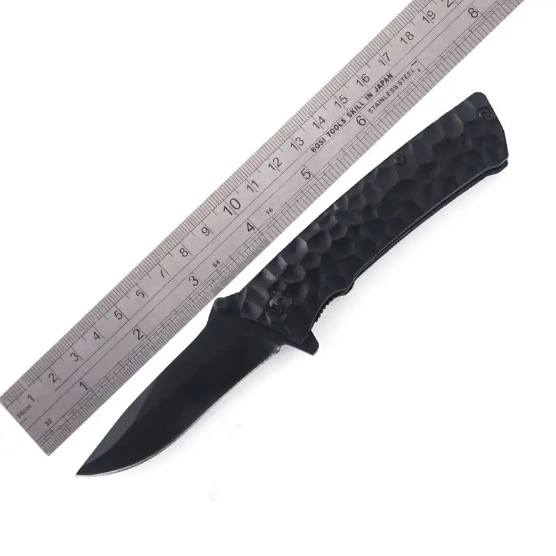 Coltello da tasca per coltelli tattici con lama in titanio in acciaio inossidabile di Design alla moda con coltello a mano in alluminio