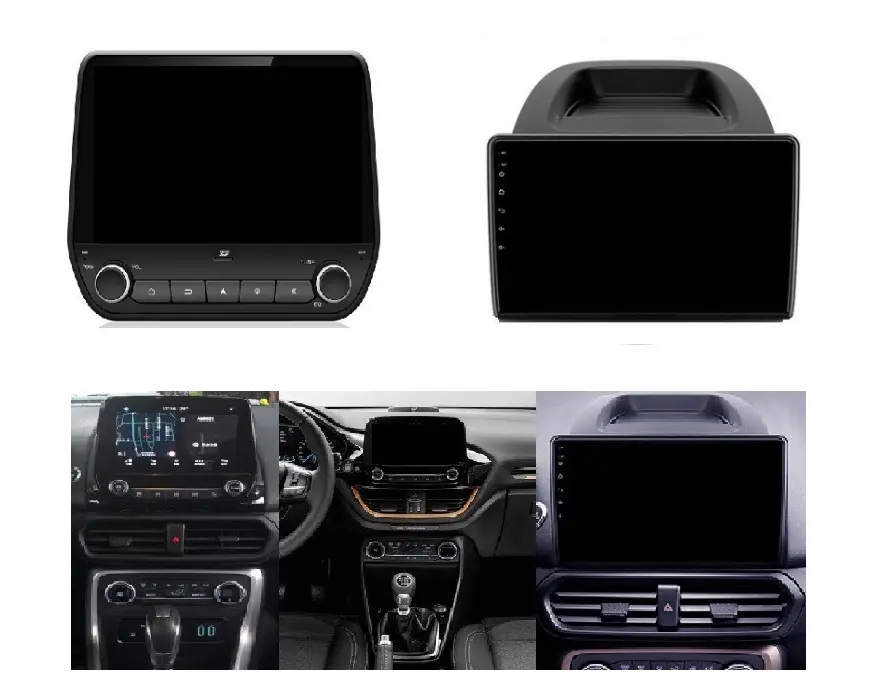 UPSZTEC système Android écran HD DVD spécial GPS voiture lecteur vidéo pour Ford Fiesta Ecosport Eco Sport 2017 2018 2019 2020 2021