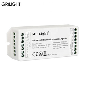 Controlador de luz LED RGB CCT, Control de luz, 5 CANALES, amplificador de alto rendimiento, CE RoHS - Product Image 4