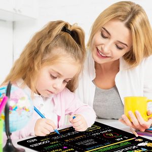 Hai mặt ngày đầu tiên và Ngày cuối cùng của trường bảng đen ký 12x10 inch bảng đen bằng gỗ có thể tái sử dụng cho trẻ em mẫu giáo - Product Image 6