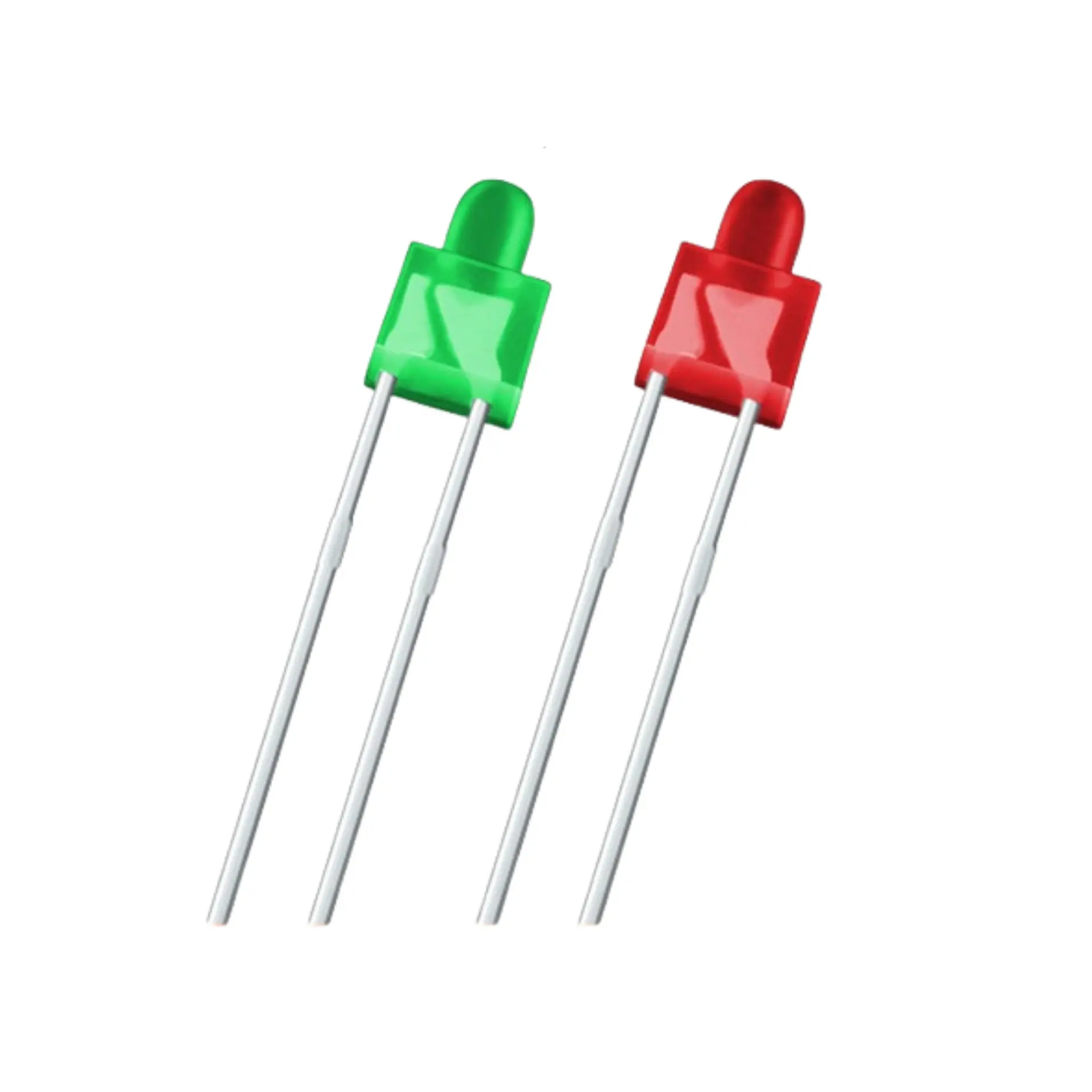 JOMHYM ODM OEM Red Green Blue 1.8mm 2mm Colored Diffused Water Clear Tower Nipple DIP LED Light Emitting Diode