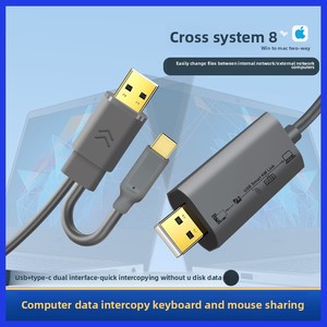 Máy Tính Cáp USB PC Để PC Truyền Dữ Liệu Dây USB-C USB-A Cửa Sổ 11 <span class=keywords><strong>10</strong></span> 8 7 Vista Mac Cho USB 3.0 Tốc Độ Cao Dễ Dàng Đồng Bộ Tập Tin - Product Image 2