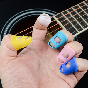 ギターフィンガーカバーフィンガーカバーアクセサリー多数の卸売左手ギターフィンガーカバーフラワーグルーフリップブック