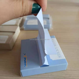 Ot-Bloc de notas con logotipo personalizado, caja de impresión personalizada con 3x3 pulgadas, Cubo de papel - Product Image 3
