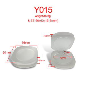 Y015透明高端单眼影容器压制化妆功能实用空塑料腮红紧凑型粉盒 - Product Image 6