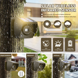Sistema DE SEGURIDAD RF multizona: Rango de 800m, alarma de movimiento PIR de 4 canales para entrada/garaje - Product Image 6