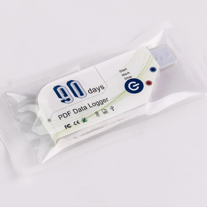 90 Days <strong>Temperature</strong> Recorder <strong>Single</strong> <strong>Use</strong> <strong>USB</strong> <strong>Temperature</strong> <strong>Data</strong> <strong>Logger</strong> with PDF Report - Product Image 1