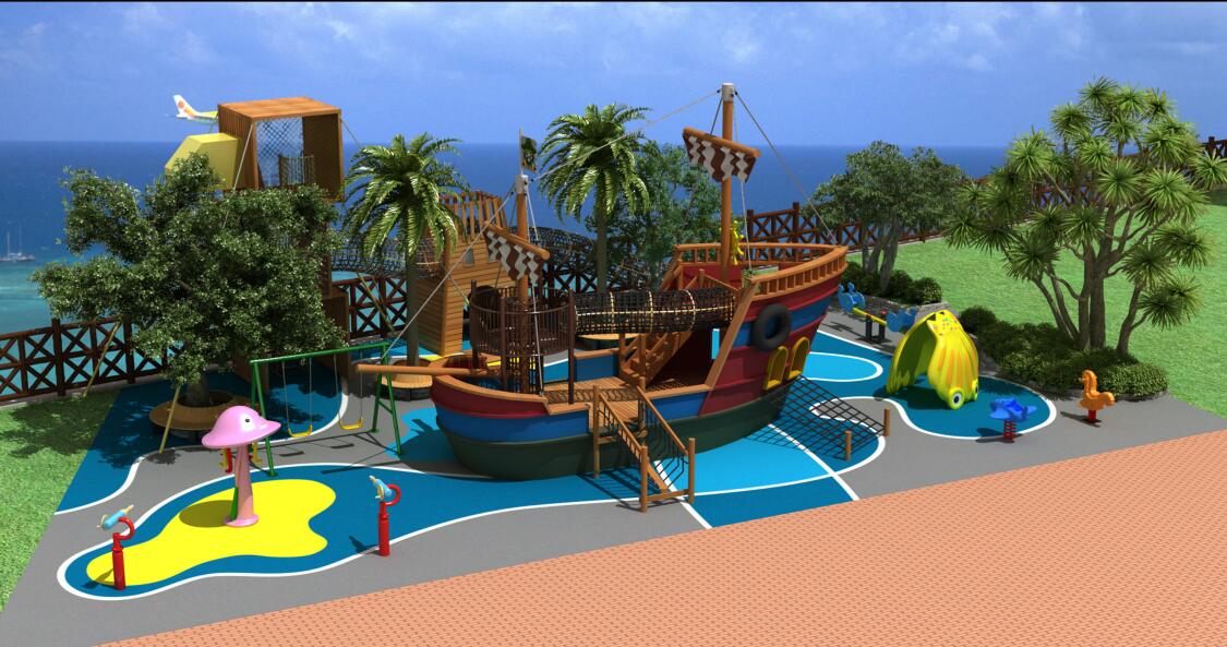 Parc commercial de terrain de jeu