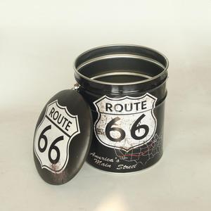 Tabouret en étain à motif 66 avec housse en Pu, lot de 3, bac, tabouret avec impression