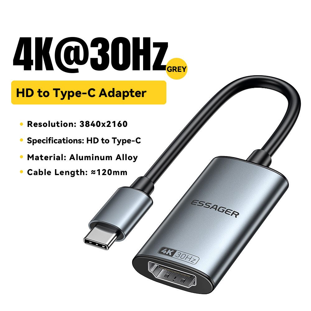 4K @ 30Hz Gris