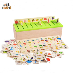 Montessori Educational <strong>Toy</strong> Matching Game Cognition Wooden Learning Box Knowledge Classification Kids Sorting <strong>Toy</strong> - Product Image 3