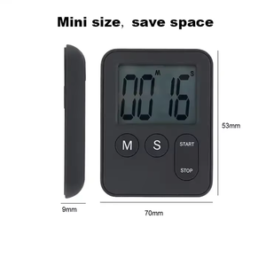 Digital Rotation Countdown Küchen timer LCD-Bildschirm Anzeige Elektronische Batterie Mini Küchen timer Kocht imer - Product Image 5
