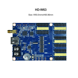 Светодиодный дисплей контроллера карты HD-W64 HD-W63 16 * HUB12 8 * HUB08 вывеска магазина светодиодный дисплей один цвет и два цвета Ceceiving карты. - Product Image 3