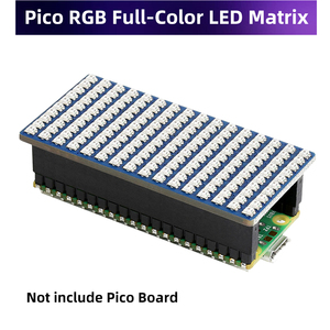 RGB-Vollfarb-LED-Matrix-Panel für Raspberry Pi Pico Programmier bare 16x10-Grid-RGB-LEDs Einstellbare Helligkeit von 256 für Pico - Product Image 3