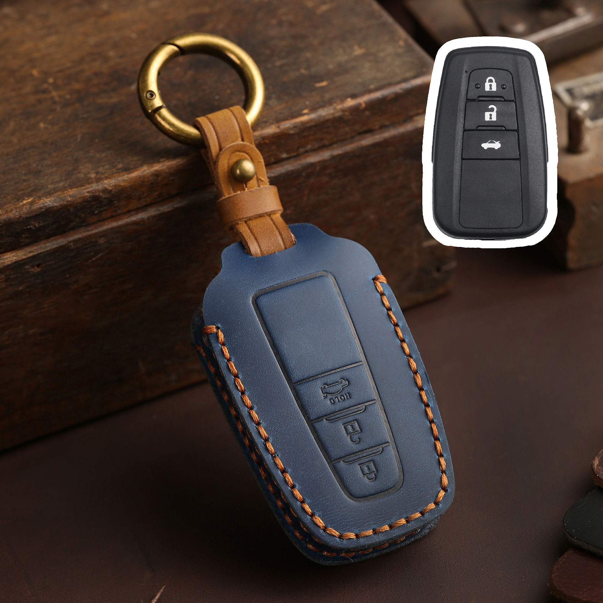 Blue A 3 BUTTON