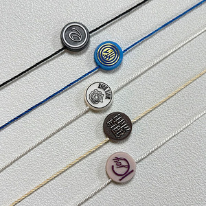 Latest Style Customizable Printed Logo &amp; Text Hang <strong>Tag</strong> <strong>Strings</strong> High Quality Low Price Hang <strong>Tag</strong> <strong>Strings</strong> - Product Image 2
