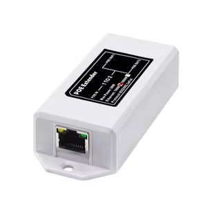 プラスチック10/100Mbpsネットワーク30W POEエクステンダー2*10/100M出力および1つの入力ポートサポートIEEE802.3Af/At PoE標準リピーター - Product Image 3