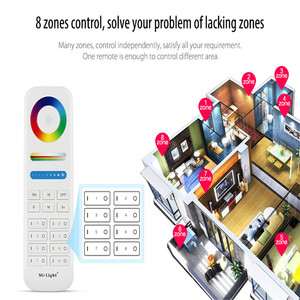 Mi.Light FUT089 8-Zone programmierbare 2.4g rf led controller manuelle RGB + CCT led Smart Remote Controller für milight licht - Product Image 5