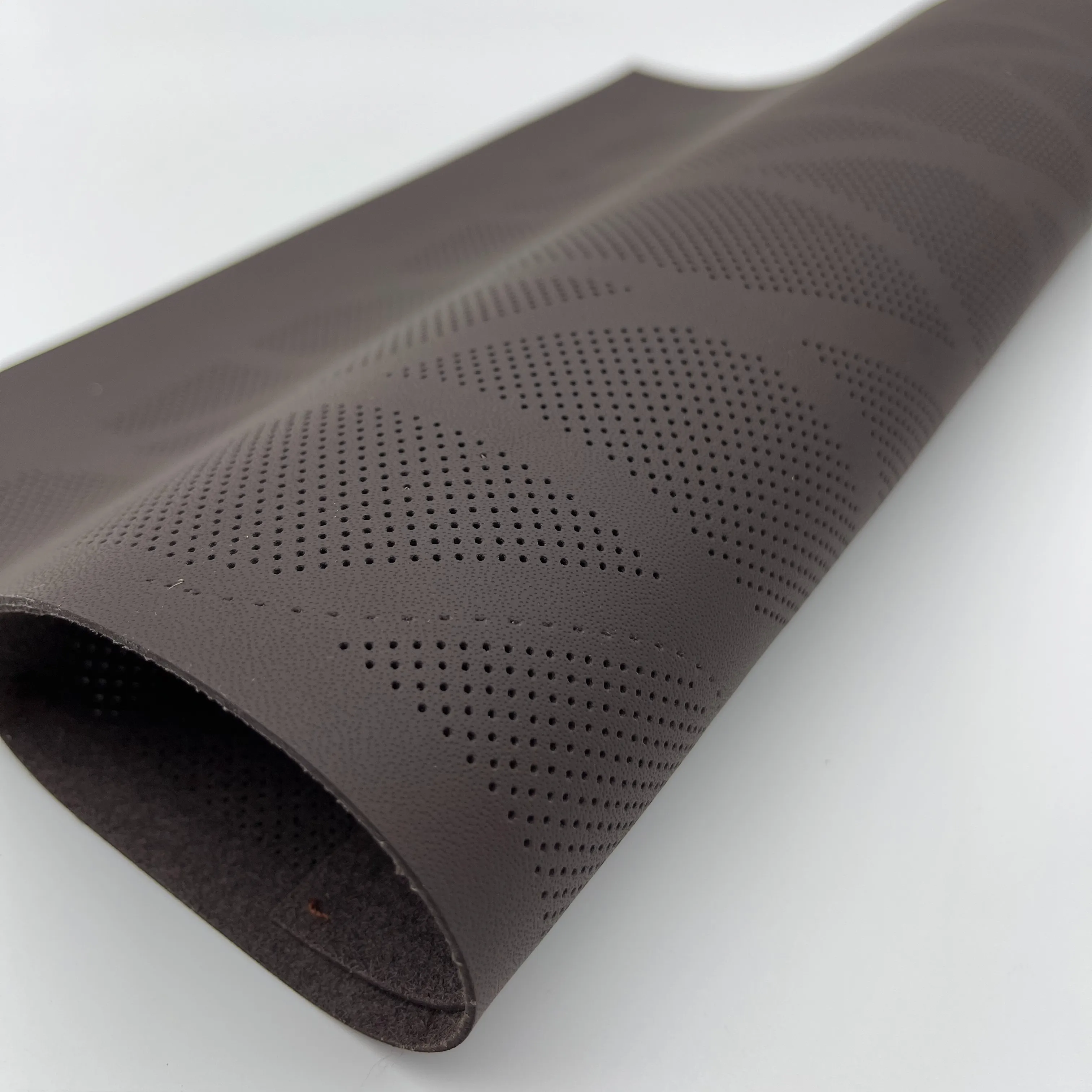 Tela de cuero de microfibra para tapicería automotriz, respetuoso con el medio ambiente, Premium Nappa
