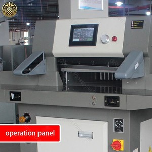 WD530RT Automatische programm gesteuerte hydraulische Papiers chneide maschine mit doppelter Führungs schiene für 10 cm Dicke - Product Image 3