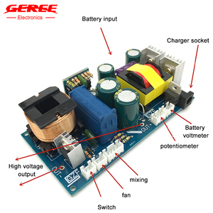 Venta directa de fábrica 14V/18V/22V placa de circuito inversor 220V inversor de salida circuito de placa Pcb con amplificador de potencia remoto DIY - Product Image 1
