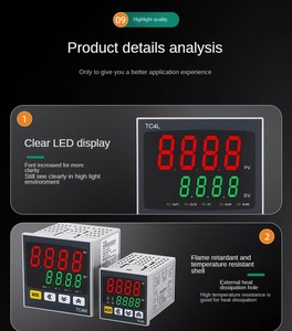 Industrial LCD Digital <strong>Temperature</strong> <strong>Controller</strong> for Steam Sterilization Equipment Heating Cooling Digital Indicator <strong>PID</strong> <strong>SSR</strong> <strong>Output</strong> - Product Image 4
