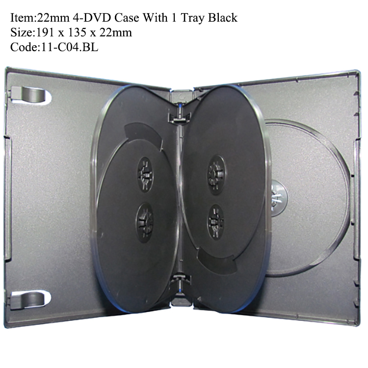 C05:22mm Boîtier 5 DVD Noir
