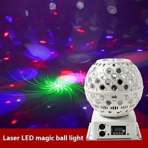 Rotating Magic Ball LED Pattern Laser Lights <strong>DMX</strong> <strong>Controlled</strong> Moving Beam for Nightclub Dance Hall KTV Stage Projection Lighting - Product Image 4