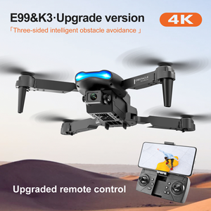 E99专业无人机双相机折叠航空摄影四轴飞行器模型玩具遥控无人机E99专业K3遥控无人机鹦鹉双 - Product Image 5