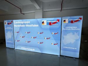 Tianlang gian hàng triển lãm 20*6 feet thiết kế di động triển lãm thương mại gian hàng nền LED hình chữ L góc triển lãm hộp đèn hiển thị - Product Image 6