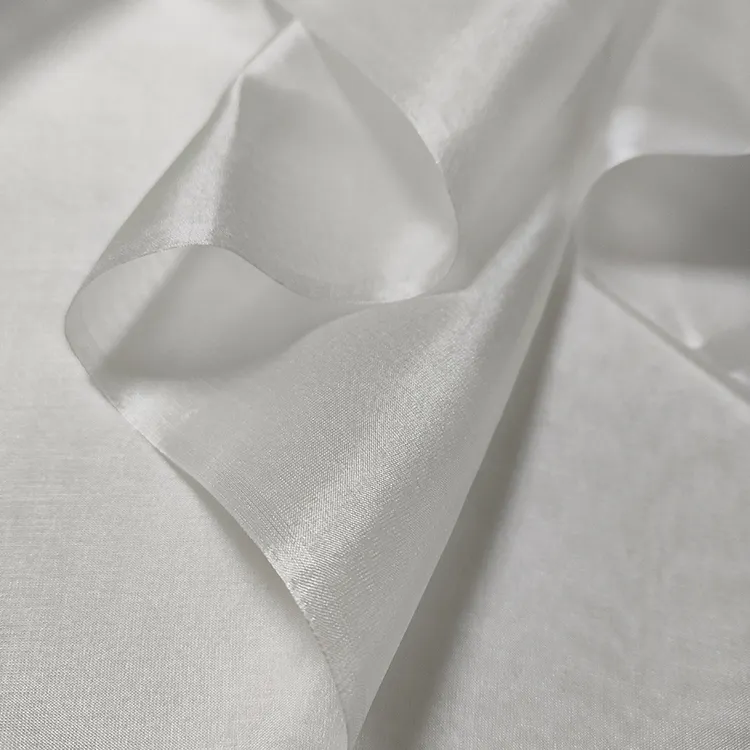 100% Шелковая понж штора из чистого шелка 5 мм Неокрашенная шелковая ткань для шарфов 114 см