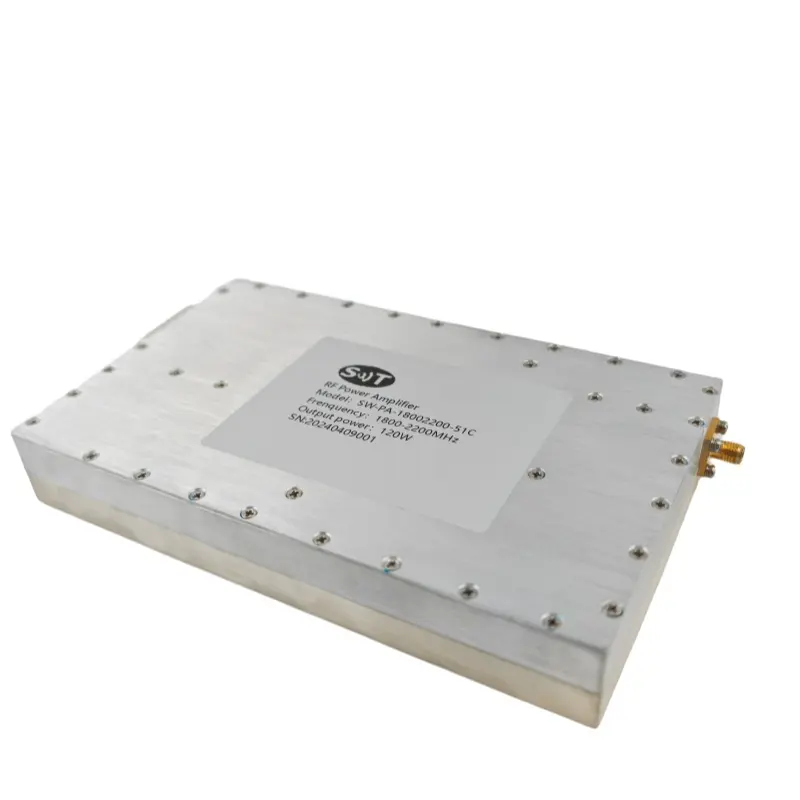 Haute efficacité, faible distorsion 1.8-2.2GHz Gain 35dB Transmetteur Amplificateur de puissance RF pour réseau sans fil