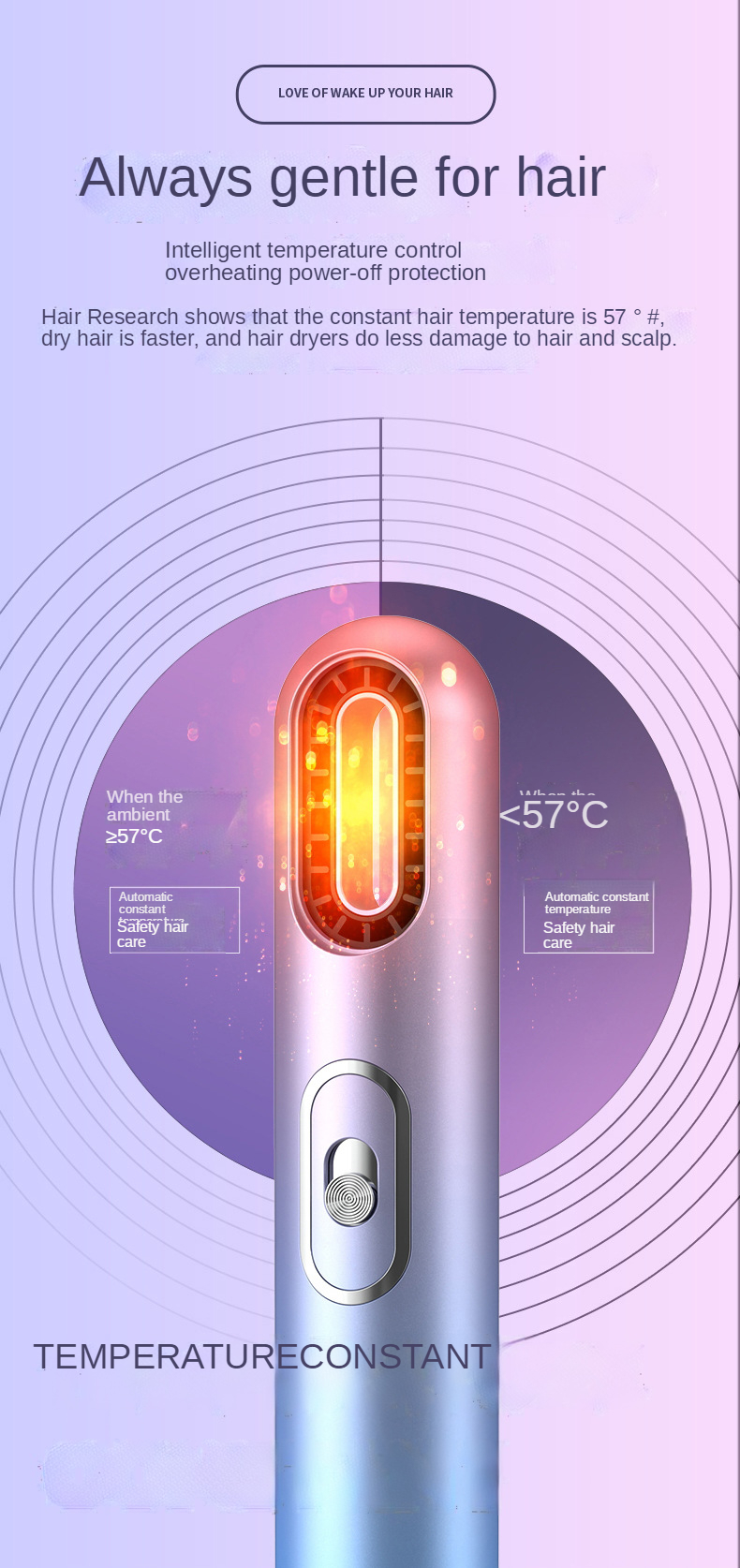 2021 Hot Selling Leafless Professional Bid Wind Quick Low Noise Dry Private Diffuser Ion Hair Processor Dryer for home salon