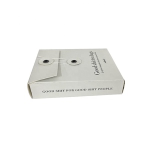 定制尺寸/颜色现货紫外标志礼品包装信封盒，带按钮和字符串 - Product Image 3