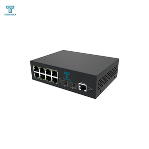 Web Management Voller Gigabit 2 x SFP und 8 x Base-T-Port Layer 2 Managed Ethernet Switch