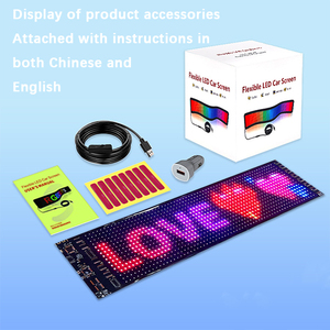 Ultra-sottile Full-Color RGB LED schermo pubblicitario moduli Display morbido flessibile con per il controllo di APP Bluetooth IP65 classificato 10W - Product Image 3